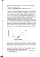 Behaviour of sows is dynamic at mixing into groups withfree access shoulder stalls