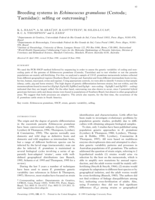Breeding systems in Echinococcus granulosus (Cestoda; Taeniidae): selfing or outcrossing?