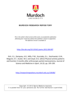Physical activity patterns and function 3 months after arthroscopic partial meniscectomy