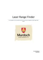 Laser range finder: An investigation into the possible benefits of an alternative triangulation based range finder design