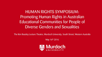 Promoting human rights in Australian educational communities for people of diverse genders and sexualities