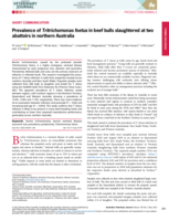Prevalence of Tritrichomonas foetus in beef bulls slaughtered at two abattoirs in northern Australia