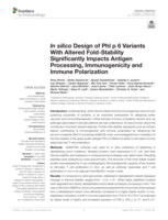 In silico design of Phl p 6 variants with altered Fold-Stability significantly impacts antigen processing, immunogenicity and immune polarization