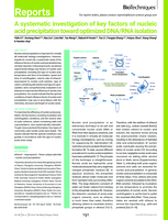 A systematic investigation of key factors of nucleic acid precipitation toward optimized DNA/RNA isolation