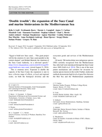 ‘Double trouble’: the expansion of the Suez Canal and marine bioinvasions in the Mediterranean Sea