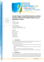 Climate change in South West estuarine and inland fisheries: What are the potential impacts and are we ready for them?