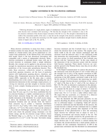 Angular correlation in the two-electron continuum