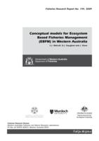 Conceptual models for  Ecosystem Based Fisheries Management (EBFM) in Western Australia