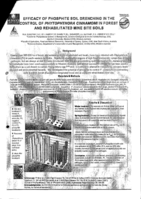 Efficacy of phosphite soil drenching in the control of Phytophthora cinnamomi in forest and rehabilitated mine site soils