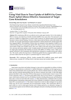 Using vital dyes to trace uptake of dsRNA by green peach aphid allows effective assessment of target gene knockdown