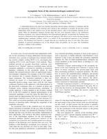 Asymptotic form of the electron-hydrogen scattered wave