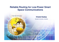 Reliable routing for low-power smart space communications