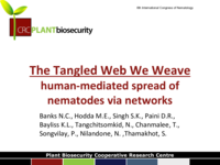 The tangled web we weave: human mediated spread of nematodes via trade networks