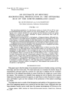 An estimate of benthic macrofauna production in the offshore mud of the Northumberland coast