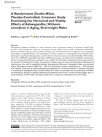 A randomized, double-blind, placebo-controlled, crossover study examining the hormonal and vitality effects of ashwagandha (Withania somnifera) in aging, overweight males