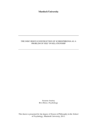 The discursive construction of schizophrenia as a problem of self in relationship