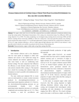 Characterization of copper cobolt oxide thin film coatings synthesized via sol-gel dip-coating method