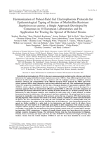 Harmonization of pulsed-field gel electrophoresis protocols for epidemiological typing of strains of methicillin-resistant Staphylococcus aureus: a single approach developed by consensus in 10 European laboratories and its application for tracing the spread of related strains