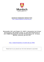 Information rich Virtual Environment (VE) design review