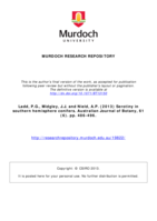 Serotiny in southern hemisphere conifers