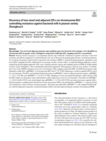 Discovery of two novel and adjacent QTLs on chromosome B02 controlling resistance against bacterial wilt in peanut variety Zhonghua 6