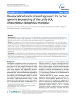 Reassociation kinetics-based approach for partial genome sequencing of the cattle tick, Rhipicephalus (Boophilus) microplus