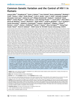 Common genetic variation and the control of HIV-1 in humans