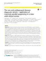 The rare and undiagnosed diseases diagnostic service – Application of massively parallel sequencing in a state-wide clinical service