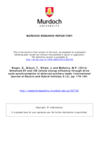 Enhanced EV and ICE vehicle energy efficiency through drive cycle synchronisation of deferred auxiliary loads