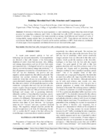 Building microbial fuel cells, structure and components