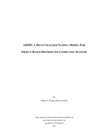 Arms: a decentralised naming model for object-based distributed computing systems