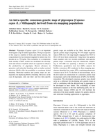 An intra-specific consensus genetic map of pigeonpea [Cajanus cajan (L.) Millspaugh] derived from six mapping populations