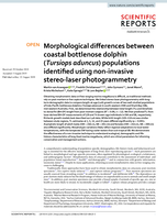 Morphological differences between coastal bottlenose dolphin (Tursiops aduncus) populations identified using non-invasive stereo-laser photogrammetry