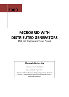 Microgrid with distributed generators