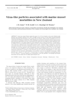 Virus-like particles associated with marine mussel mortalities in New Zealand
