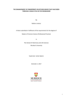 The enhancement of fingerprints on kitchen knives that have been through a wash cycle in the dishwasher