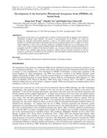 Development of the Interactive Whiteboard Acceptance Scale (IWBAS): An initial study