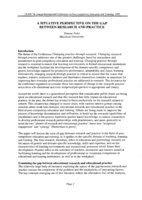 A situative perspective on the gap between research and practice