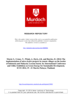 The implementation of micro hydro projects in remote villages on the border of Indonesia and Malaysia: Lessons learnt