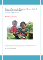 Factors influencing the education of girls