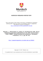 Assessing proposed modifications to the AZTI marine biotic index (AMBI), using biomass and production