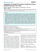 Complexity of central processing in simple and choice multilimb reaction-time tasks