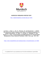 The potential health impacts and risks of utilising biosolids in a timber plantation