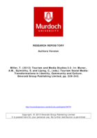 Tourism and Media Studies 3.0