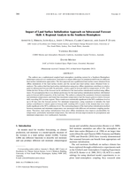 Impact of land surface initialization approach on subseasonal forecast skill: A regional analysis in the southern hemisphere