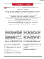 Cholinergic basal forebrain volumes predict gait decline in Parkinson's disease