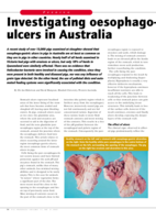 Investigating oesophago-ulcers in Australia