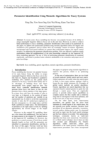Parameter identification using memetic algorithms for fuzzy systems