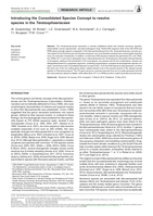 Introducing the consolidated species concept to resolve species in the Teratosphaeriaceae