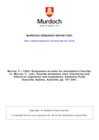 Ecosystems as sinks for atmospheric fluoride